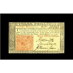 New Jersey March 25, 1776 3s Choice About New. A very l 