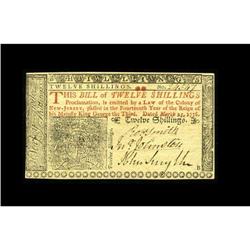 New Jersey March 25, 1776 12s Very Choice New. A handso 