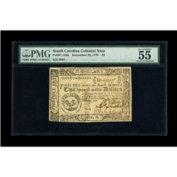 South Carolina December 23, 1776 $2 PMG About Uncircul 