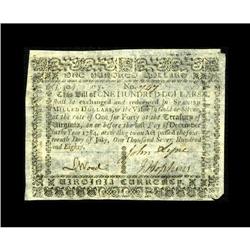 Virginia July 14, 1780 $100 Extremely Fine. This is a l 