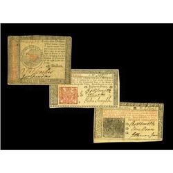 Two New Jerseys and a Continental. Both New Jerseys are 