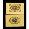Image 1 : Fr. 1231SP 5c First Issue Wide Margin Pair Superb Gem N 