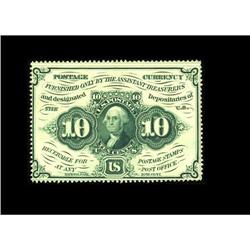 Fr. 1240 10c First Issue Very Choice New. This strictly 