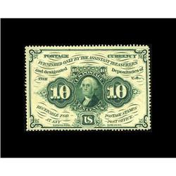 Fr. 1240 10c First Issue Choice New. Fully perforated b 