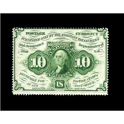 Fr. 1241 10c First Issue About New. A bright and well p 