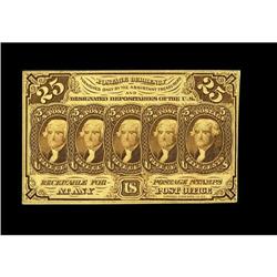 Fr. 1282 25c First Issue Choice New. An attractive and 