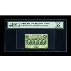 Fr. 1311 50c First Issue PMG Choice About Unc 58 EPQ. T 
