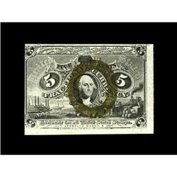 Fr. 1235 5c Second Issue Choice New. 