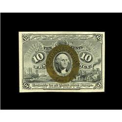Fr. 1247 10¢ Second Issue Superb Gem New. Previously Lo 