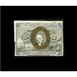 Fr. 1283 25c Second Issue Choice New. Treasury Rectangl 