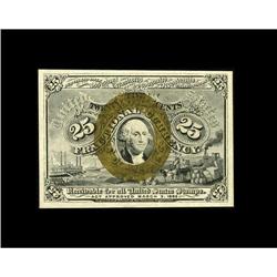 Fr. 1288 25¢ Second Issue Gem New. Deep original emboss 