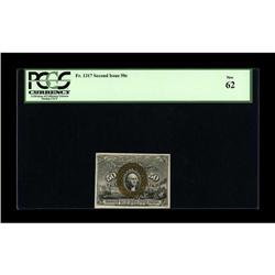 Fr. 1317 50¢ Second Issue PCGS New 62. Some minor flaw, 