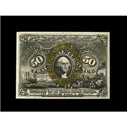 Fr. 1321 50¢ Second Issue Superb Gem New. A far scarcer 