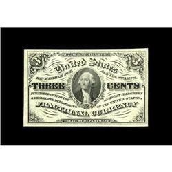 Fr. 1227 3c Third Issue Very Choice New. This is a near 