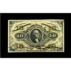 Fr. 1253 10c Third Issue Gem New. This is a nicely marg 