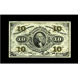 Fr. 1255 10c Third Issue Gem New. Wide margins and nice 