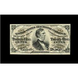 Fr. 1291 25c Third Issue Very Choice New. Bright and fr 