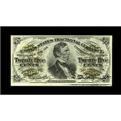 Fr. 1294 25c Third Issue Very Choice New. This embossed 