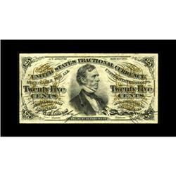 Fr. 1297 25c Third Issue Gem New. This is a lovely Fess 