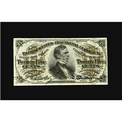 Fr. 1297 25¢ Third Issue Very Choice New. A near Gem ex 