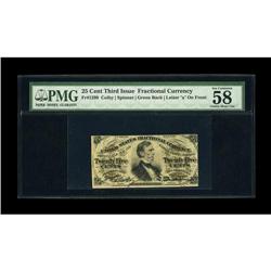 Fr. 1298 25c Third Issue PMG Choice About Unc 58 EPQ. A 