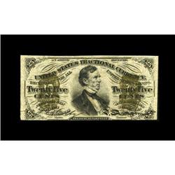 Fr. 1299 25c Third Issue Extremely Fine. This issue is 