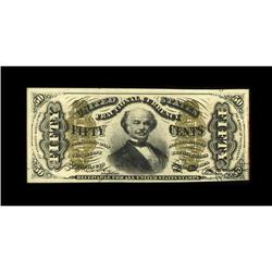 Fr. 1324 50c Third Issue Spinner Very Choice New. Three 