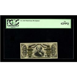Fr. 1324 50¢ Third Issue Spinner PCGS New 62PPQ. The ba 