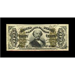 Fr. 1329 50c Third Issue Spinner Choice New. Four wide 