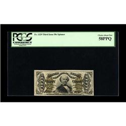 Fr. 1329 50¢ Third Issue Spinner PCGS Choice About New 