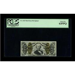 Fr. 1332 50c Third Issue Spinner PCGS Choice New 63PPQ. 