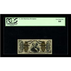 Fr. 1334 50¢ Third Issue Spinner PCGS Very Choice New 6 
