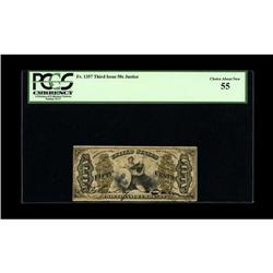 Fr. 1357 50¢ Third Issue Justice Choice About New. A ve 