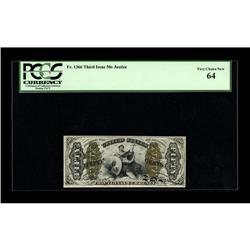 Fr. 1366 50c Third Issue Justice PCGS Very Choice New 6 