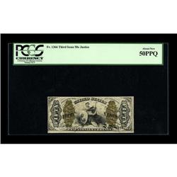 Fr. 1366 50c Third Issue Justice PCGS About New 50PPQ. 