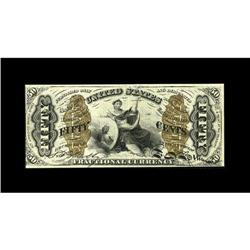 Fr. 1369 50c Third Issue Justice Choice About New. The 