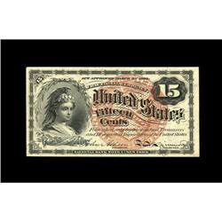 Fr. 1267 15c Fourth Issue Gem New. Exceptional margins 