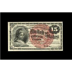 Fr. 1267 15c Fourth Issue Gem New. An extremely nice ex 