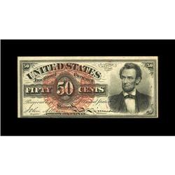 Fr. 1374 50c Fourth Issue Lincoln New. This note has no 