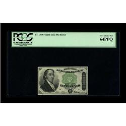 Fr. 1379 50¢ Fourth Issue Dexter PCGS Very Choice New 6 