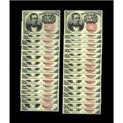 Fr. 1265 10c Fifth Issue Thirty-One Notes. These appear 