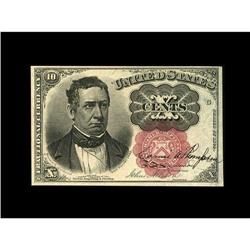 Fr. 1266 10¢ Fifth Issue Courtesy Autograph Very Choice 