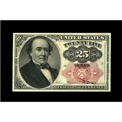 Fr. 1308 25¢ Fifth Issue Gem New. The slightly scarcer 