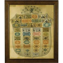 Fr. 1382 Fractional Currency Shield, With Gray Backgro 