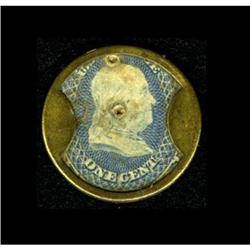 HB-1 EP-1 1c Aerated Bread Very Fine. A rare merchant r 