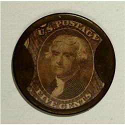 HB-19 EP-61 5c Take Ayer''s Pills Choice Very Fine. The 