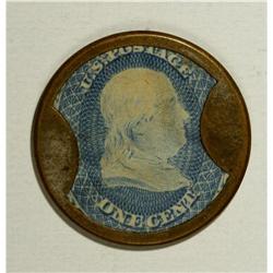 HB-49 EP-6a 1¢ Joseph L. Bates FancyGoods Choice About 