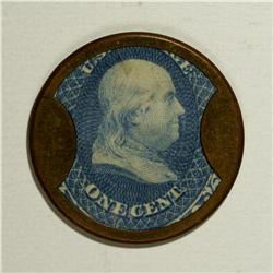 HB-49 EP-6a 1¢ Joseph L. Bates FancyGoods About New. A 