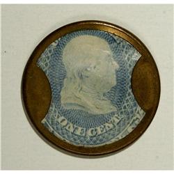 HB-50 EP-6 1c Joseph L. Bates Fancy Goods (as two words 