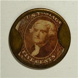 HB-64 EP-67 5¢ Brown''s Bronchial Troches Choice Extrem 